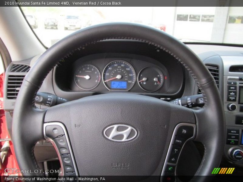 Venetian Red / Cocoa Black 2010 Hyundai Santa Fe Limited 4WD