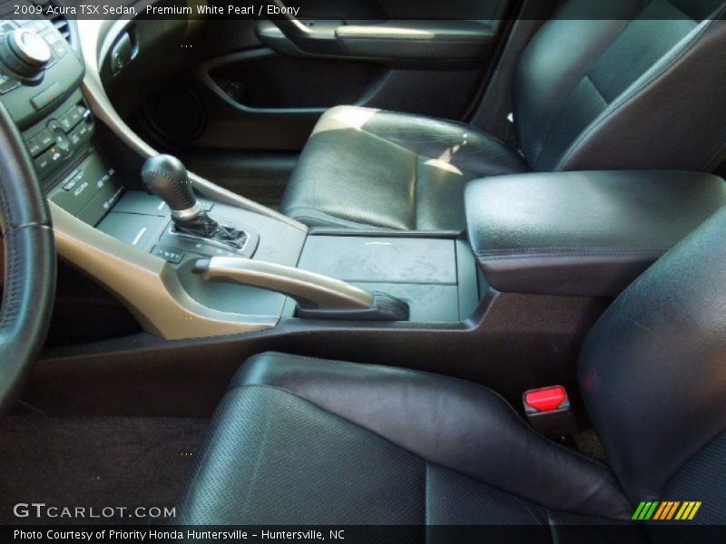 Premium White Pearl / Ebony 2009 Acura TSX Sedan