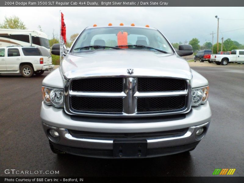 Bright Silver Metallic / Dark Slate Gray 2004 Dodge Ram 3500 SLT Regular Cab 4x4 Dually