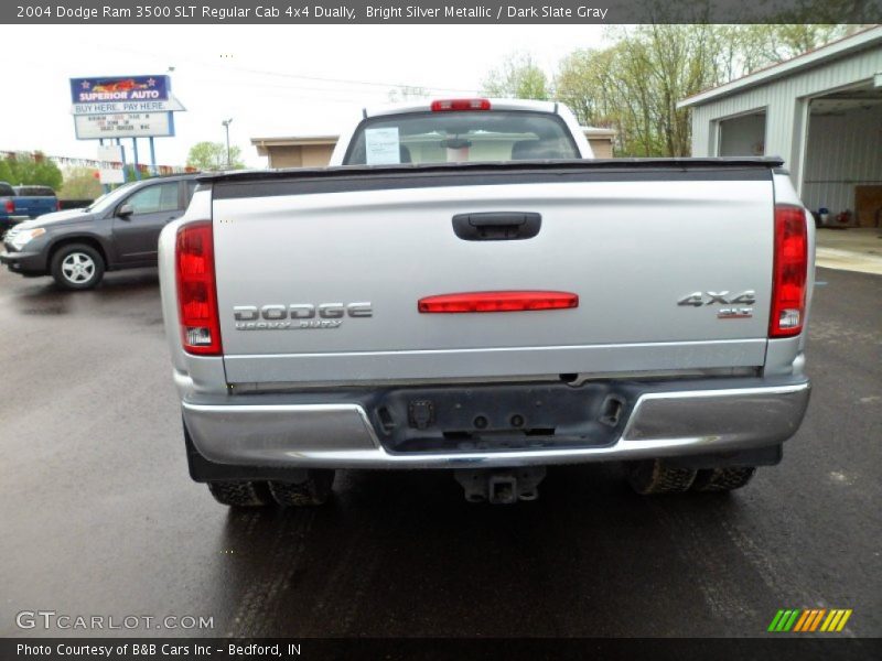 Bright Silver Metallic / Dark Slate Gray 2004 Dodge Ram 3500 SLT Regular Cab 4x4 Dually