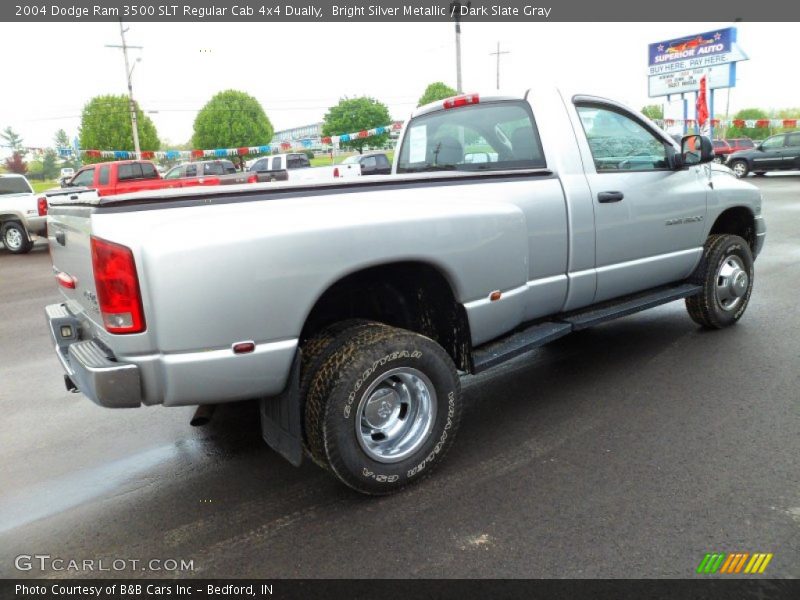 Bright Silver Metallic / Dark Slate Gray 2004 Dodge Ram 3500 SLT Regular Cab 4x4 Dually