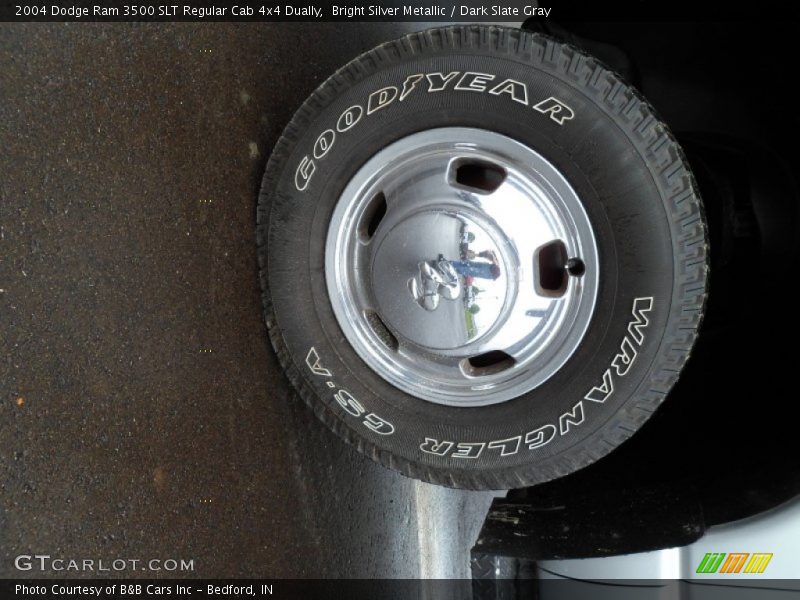Bright Silver Metallic / Dark Slate Gray 2004 Dodge Ram 3500 SLT Regular Cab 4x4 Dually
