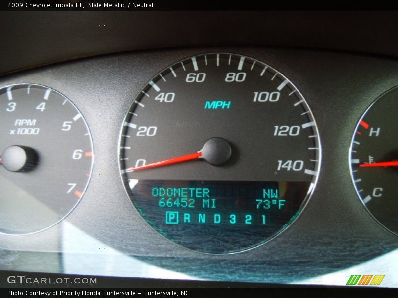 Slate Metallic / Neutral 2009 Chevrolet Impala LT