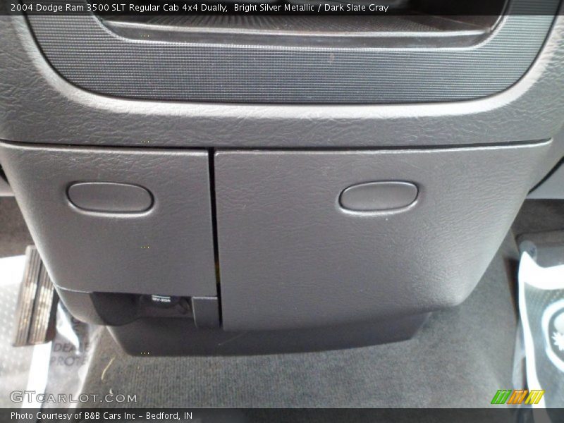 Bright Silver Metallic / Dark Slate Gray 2004 Dodge Ram 3500 SLT Regular Cab 4x4 Dually
