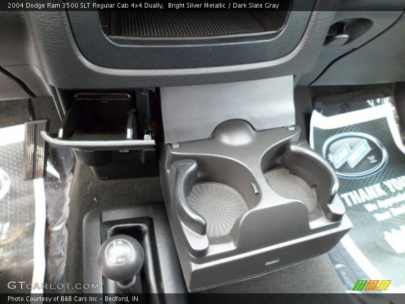 Bright Silver Metallic / Dark Slate Gray 2004 Dodge Ram 3500 SLT Regular Cab 4x4 Dually