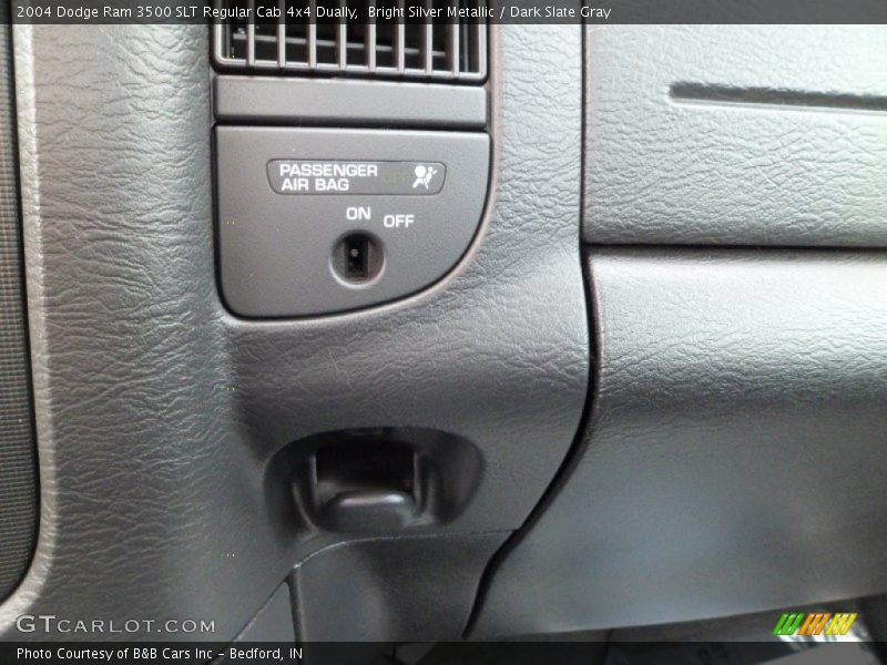 Bright Silver Metallic / Dark Slate Gray 2004 Dodge Ram 3500 SLT Regular Cab 4x4 Dually
