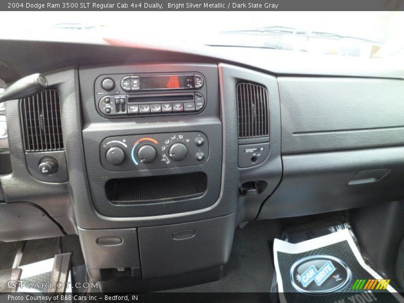 Bright Silver Metallic / Dark Slate Gray 2004 Dodge Ram 3500 SLT Regular Cab 4x4 Dually