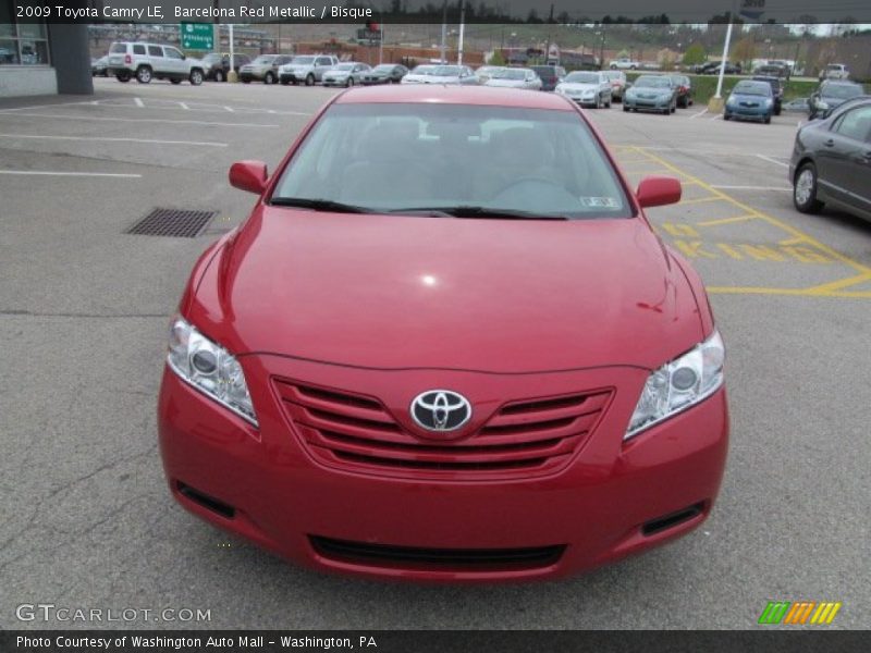 Barcelona Red Metallic / Bisque 2009 Toyota Camry LE