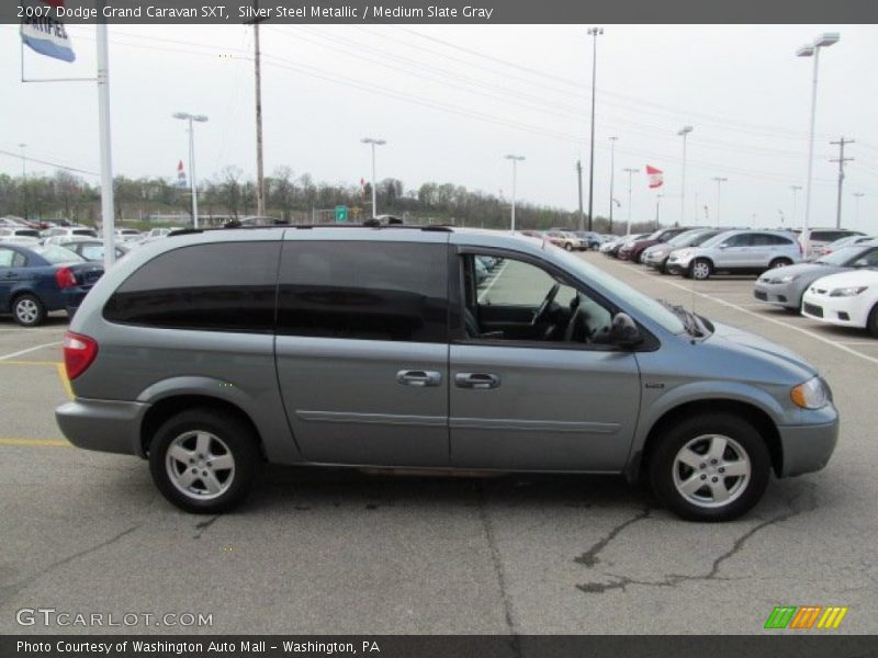Silver Steel Metallic / Medium Slate Gray 2007 Dodge Grand Caravan SXT