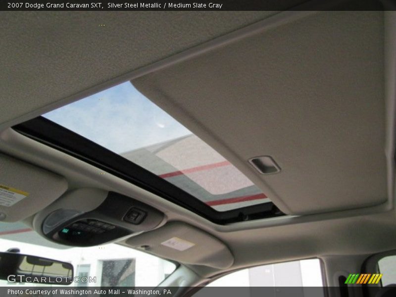 Silver Steel Metallic / Medium Slate Gray 2007 Dodge Grand Caravan SXT