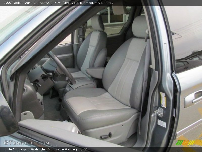 Silver Steel Metallic / Medium Slate Gray 2007 Dodge Grand Caravan SXT
