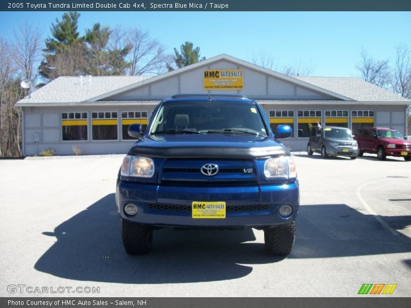 Spectra Blue Mica / Taupe 2005 Toyota Tundra Limited Double Cab 4x4
