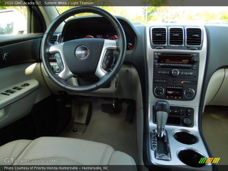 Summit White / Light Titanium 2010 GMC Acadia SLT