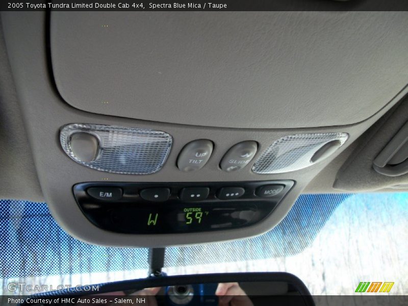 Spectra Blue Mica / Taupe 2005 Toyota Tundra Limited Double Cab 4x4