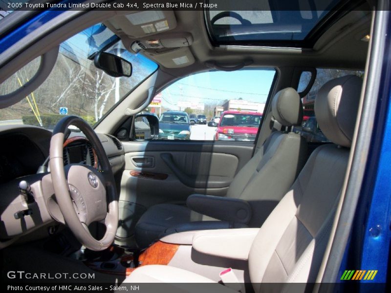 Spectra Blue Mica / Taupe 2005 Toyota Tundra Limited Double Cab 4x4