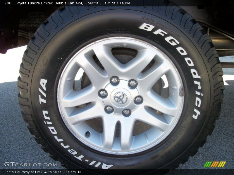 Spectra Blue Mica / Taupe 2005 Toyota Tundra Limited Double Cab 4x4