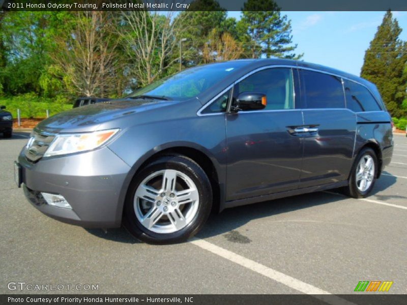 Polished Metal Metallic / Gray 2011 Honda Odyssey Touring