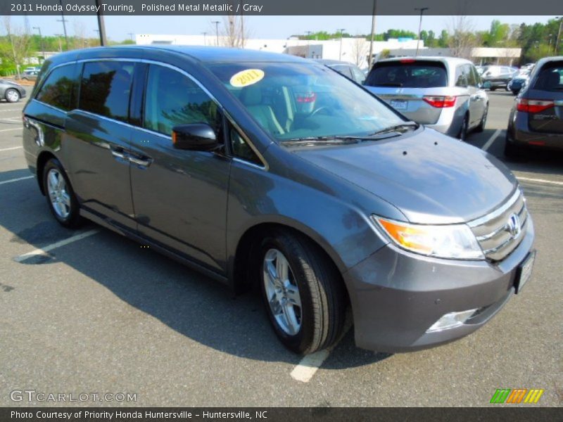 Polished Metal Metallic / Gray 2011 Honda Odyssey Touring