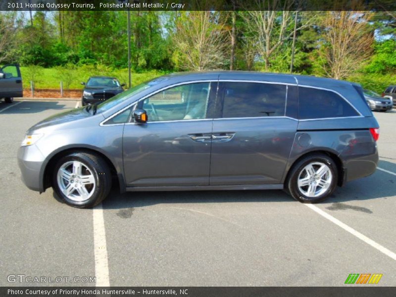 Polished Metal Metallic / Gray 2011 Honda Odyssey Touring