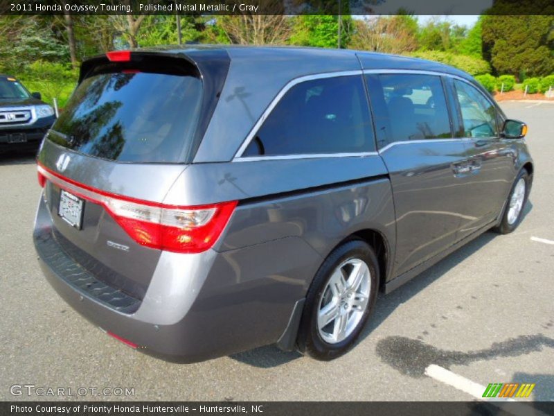 Polished Metal Metallic / Gray 2011 Honda Odyssey Touring