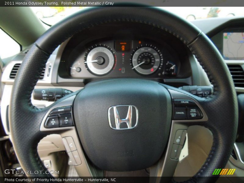 Polished Metal Metallic / Gray 2011 Honda Odyssey Touring