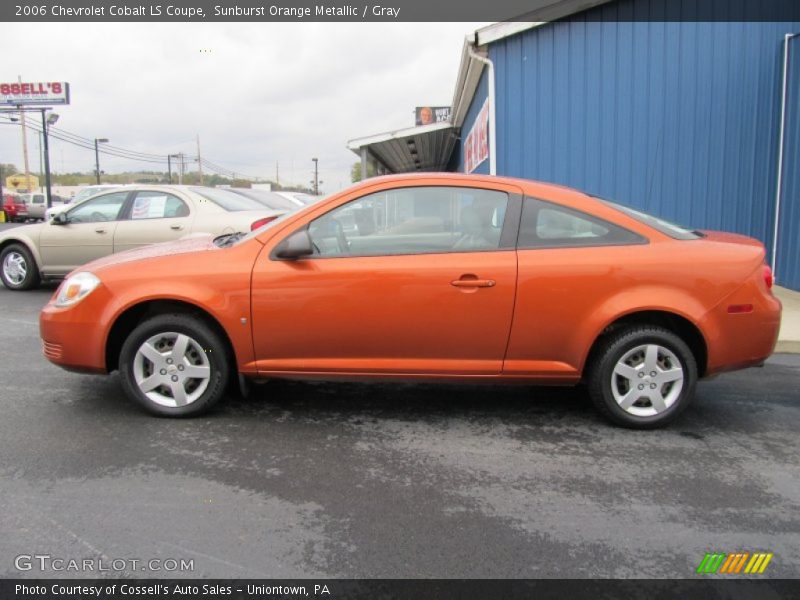 Sunburst Orange Metallic / Gray 2006 Chevrolet Cobalt LS Coupe