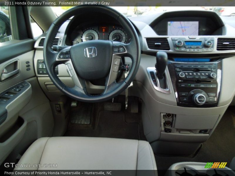 Polished Metal Metallic / Gray 2011 Honda Odyssey Touring