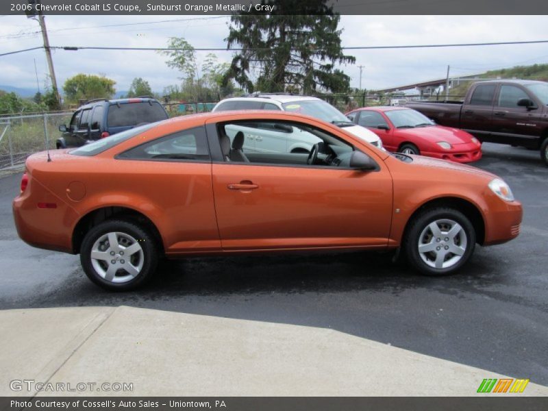 Sunburst Orange Metallic / Gray 2006 Chevrolet Cobalt LS Coupe