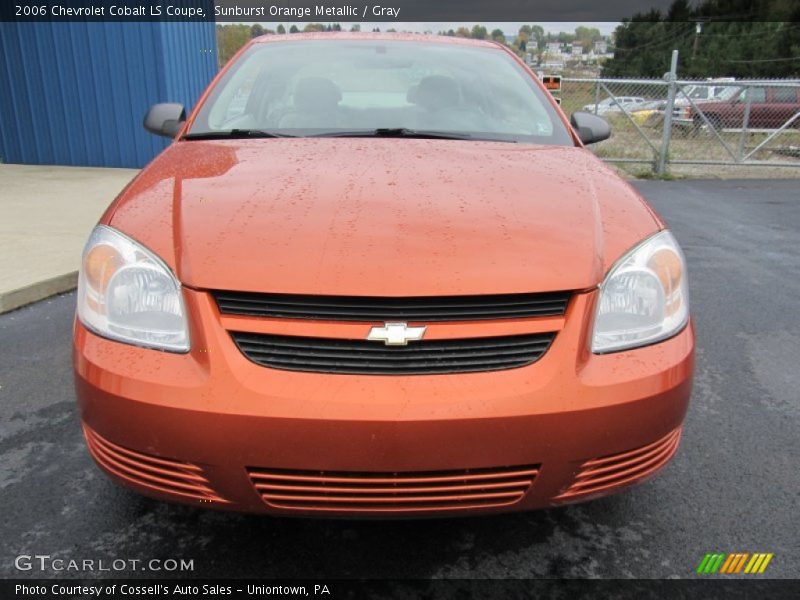 Sunburst Orange Metallic / Gray 2006 Chevrolet Cobalt LS Coupe