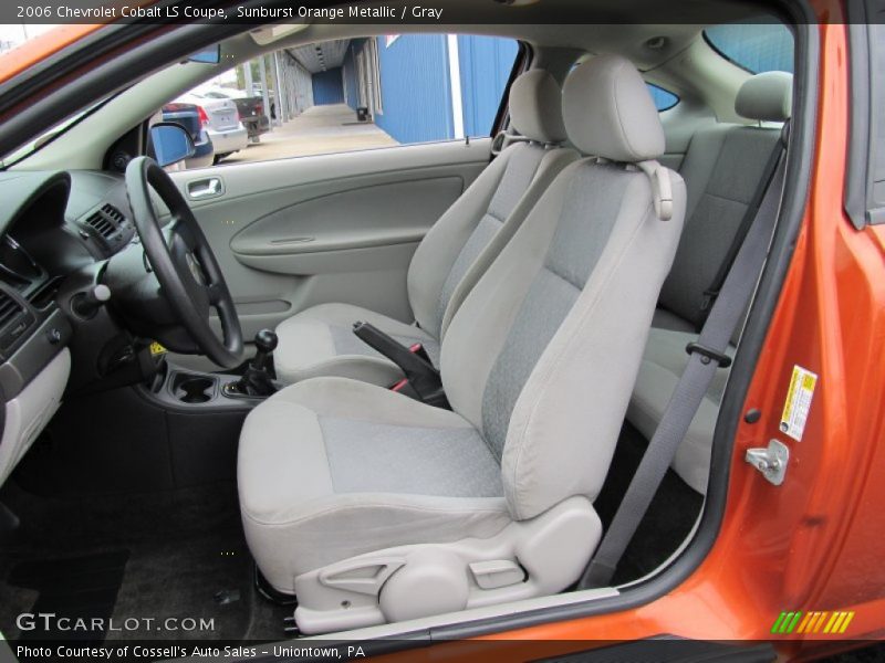 Sunburst Orange Metallic / Gray 2006 Chevrolet Cobalt LS Coupe