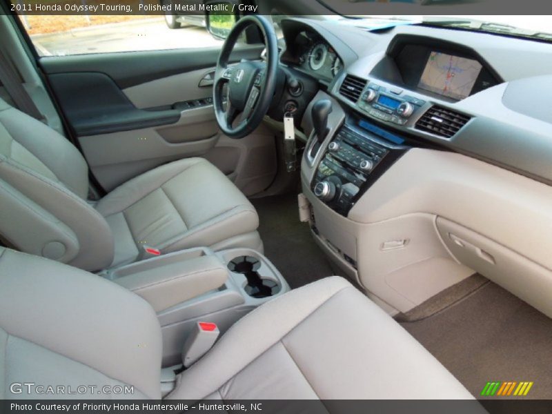 Polished Metal Metallic / Gray 2011 Honda Odyssey Touring