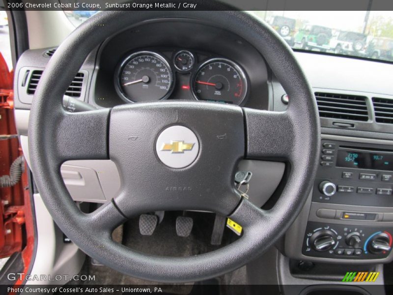 Sunburst Orange Metallic / Gray 2006 Chevrolet Cobalt LS Coupe
