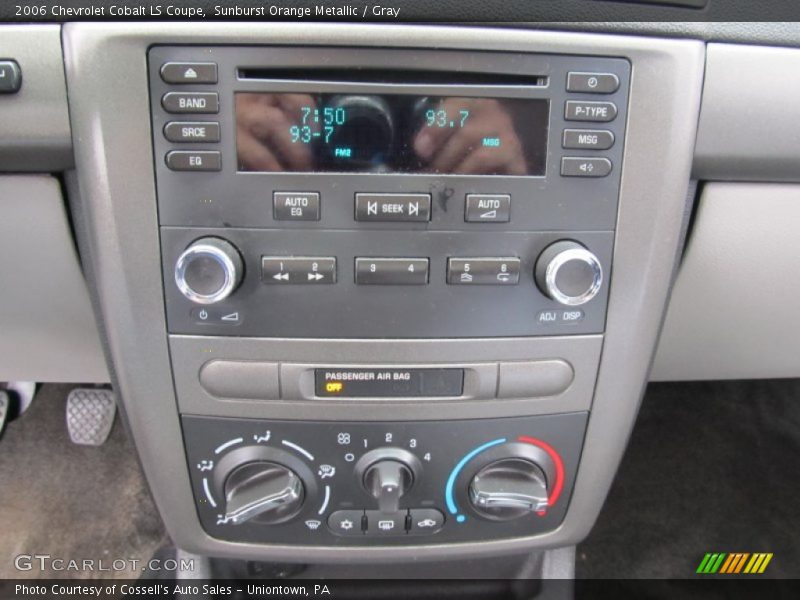 Sunburst Orange Metallic / Gray 2006 Chevrolet Cobalt LS Coupe