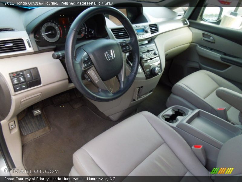 Polished Metal Metallic / Gray 2011 Honda Odyssey Touring
