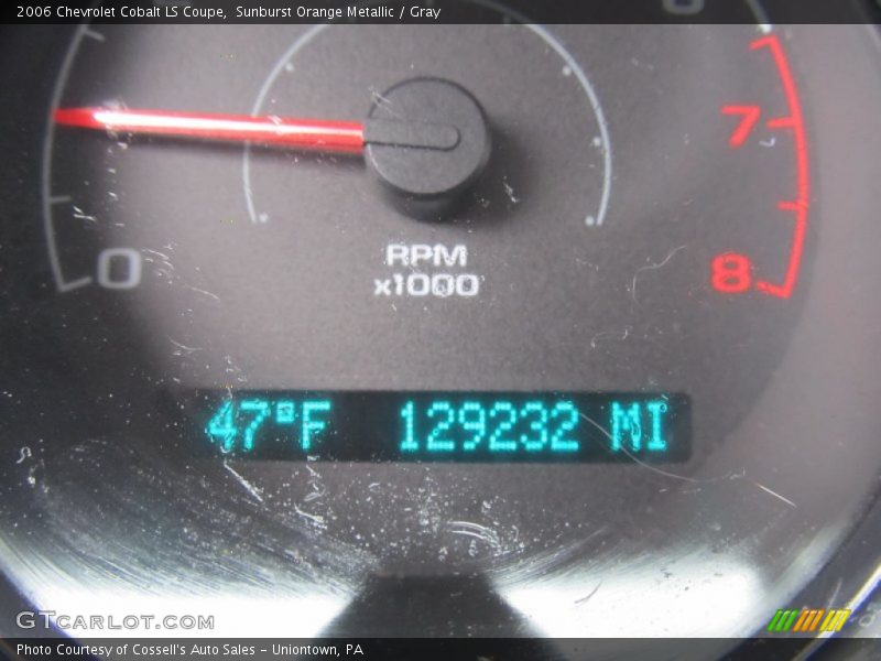 Sunburst Orange Metallic / Gray 2006 Chevrolet Cobalt LS Coupe