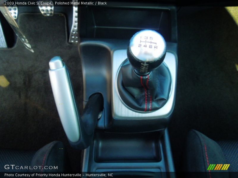 Polished Metal Metallic / Black 2009 Honda Civic Si Coupe