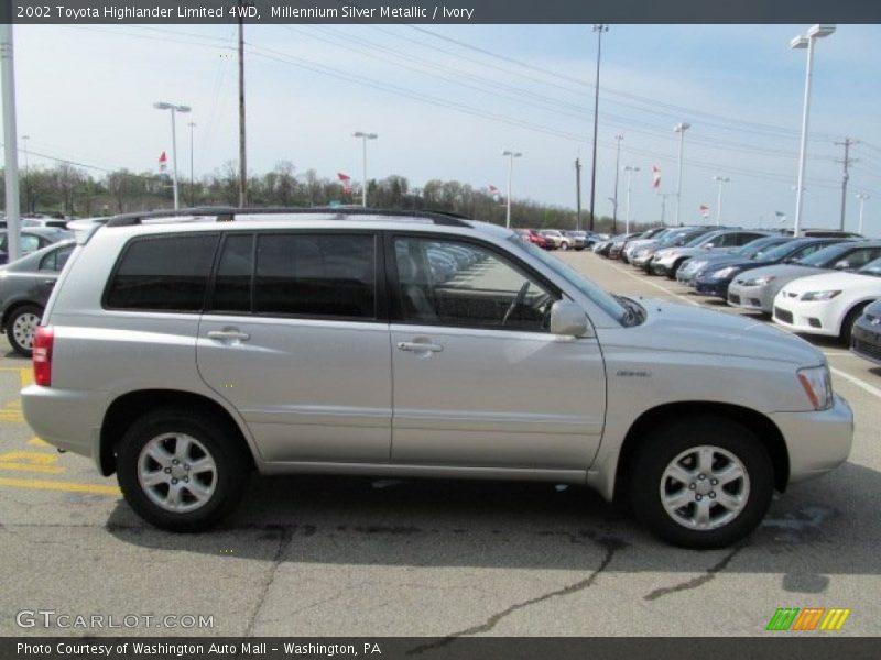 Millennium Silver Metallic / Ivory 2002 Toyota Highlander Limited 4WD