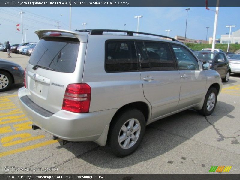 Millennium Silver Metallic / Ivory 2002 Toyota Highlander Limited 4WD