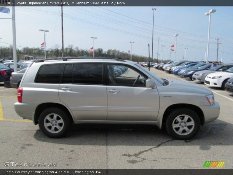 Millennium Silver Metallic / Ivory 2002 Toyota Highlander Limited 4WD