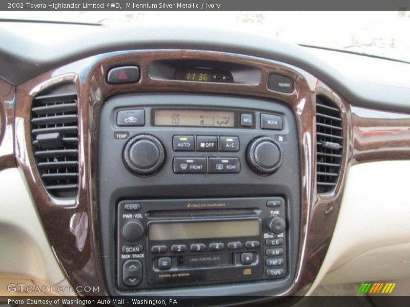 Millennium Silver Metallic / Ivory 2002 Toyota Highlander Limited 4WD