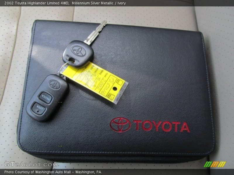 Millennium Silver Metallic / Ivory 2002 Toyota Highlander Limited 4WD