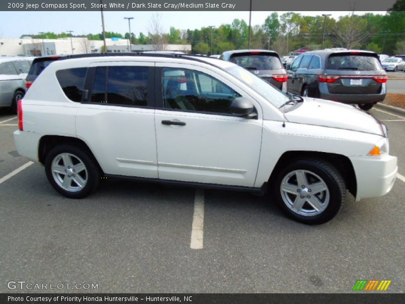 Stone White / Dark Slate Gray/Medium Slate Gray 2009 Jeep Compass Sport