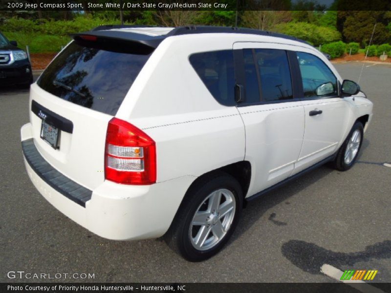 Stone White / Dark Slate Gray/Medium Slate Gray 2009 Jeep Compass Sport