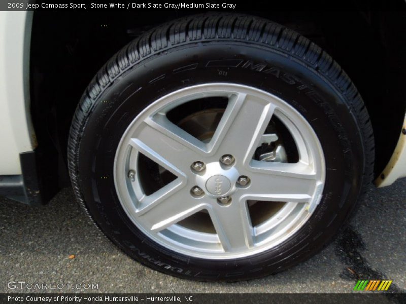 Stone White / Dark Slate Gray/Medium Slate Gray 2009 Jeep Compass Sport