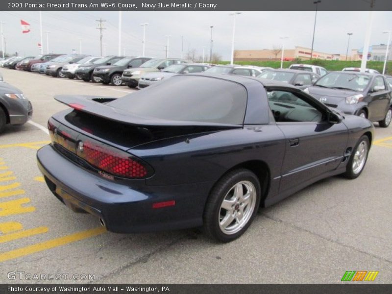 Navy Blue Metallic / Ebony 2001 Pontiac Firebird Trans Am WS-6 Coupe