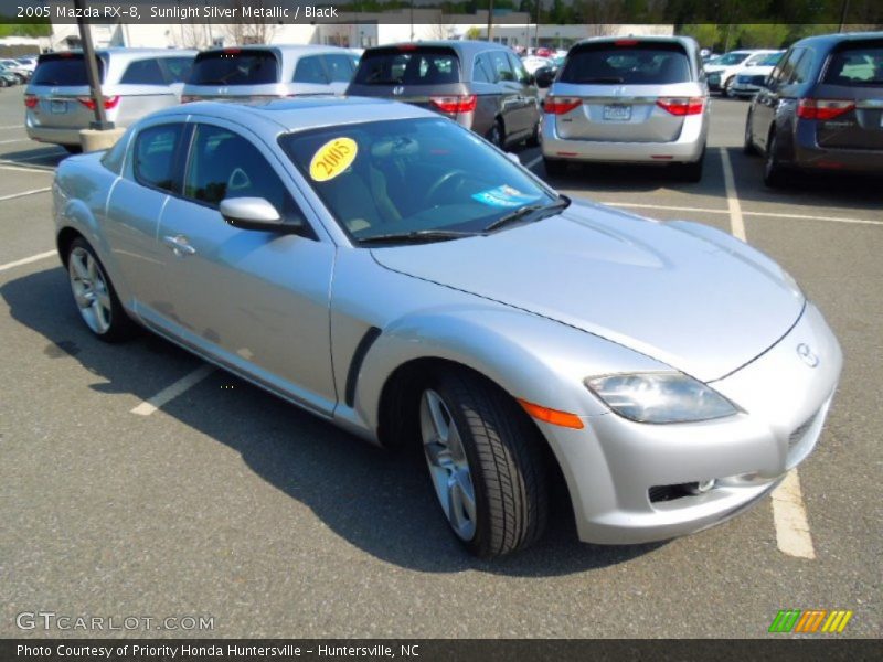 Sunlight Silver Metallic / Black 2005 Mazda RX-8