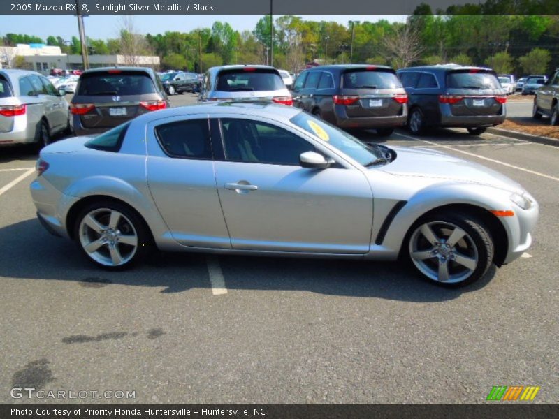 Sunlight Silver Metallic / Black 2005 Mazda RX-8