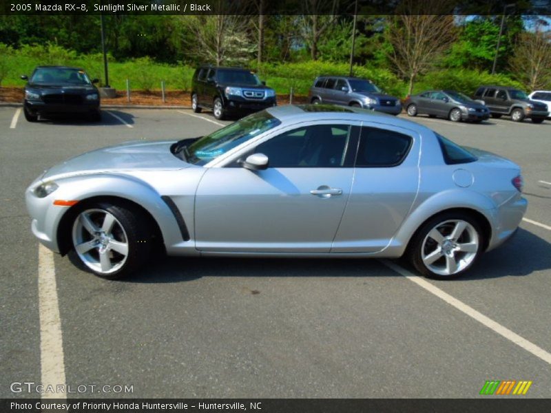 Sunlight Silver Metallic / Black 2005 Mazda RX-8