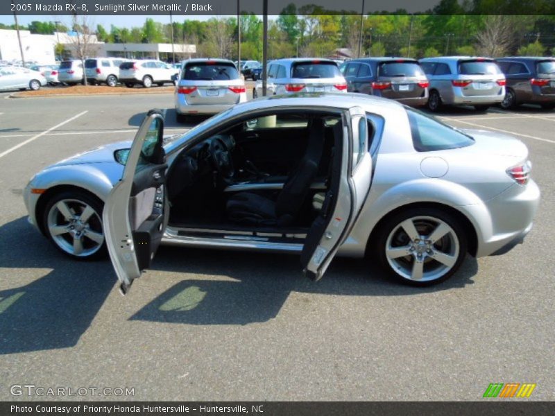 Sunlight Silver Metallic / Black 2005 Mazda RX-8