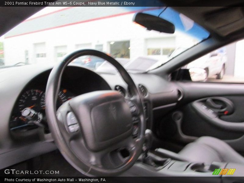 Navy Blue Metallic / Ebony 2001 Pontiac Firebird Trans Am WS-6 Coupe